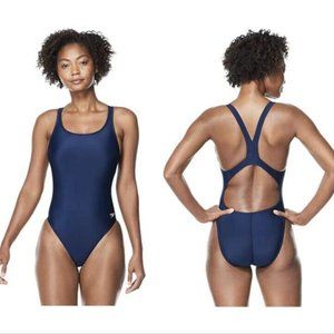 Speedo Women's Swimsuit One Piece ProLT Super Pro Solid Adult Navy 26